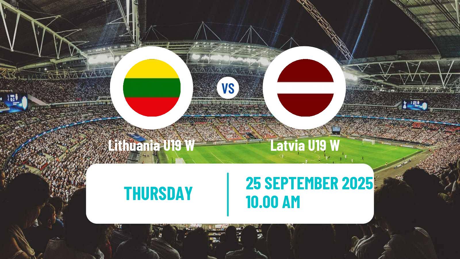 Football Friendly International Women Lithuania U19 W - Latvia U19 W