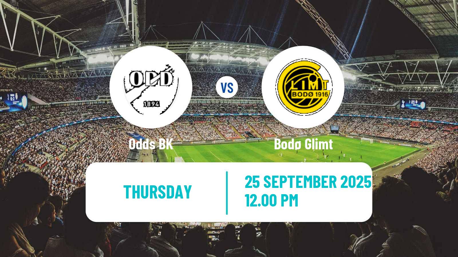 Football Norwegian NM Cup Odd - Bodø Glimt