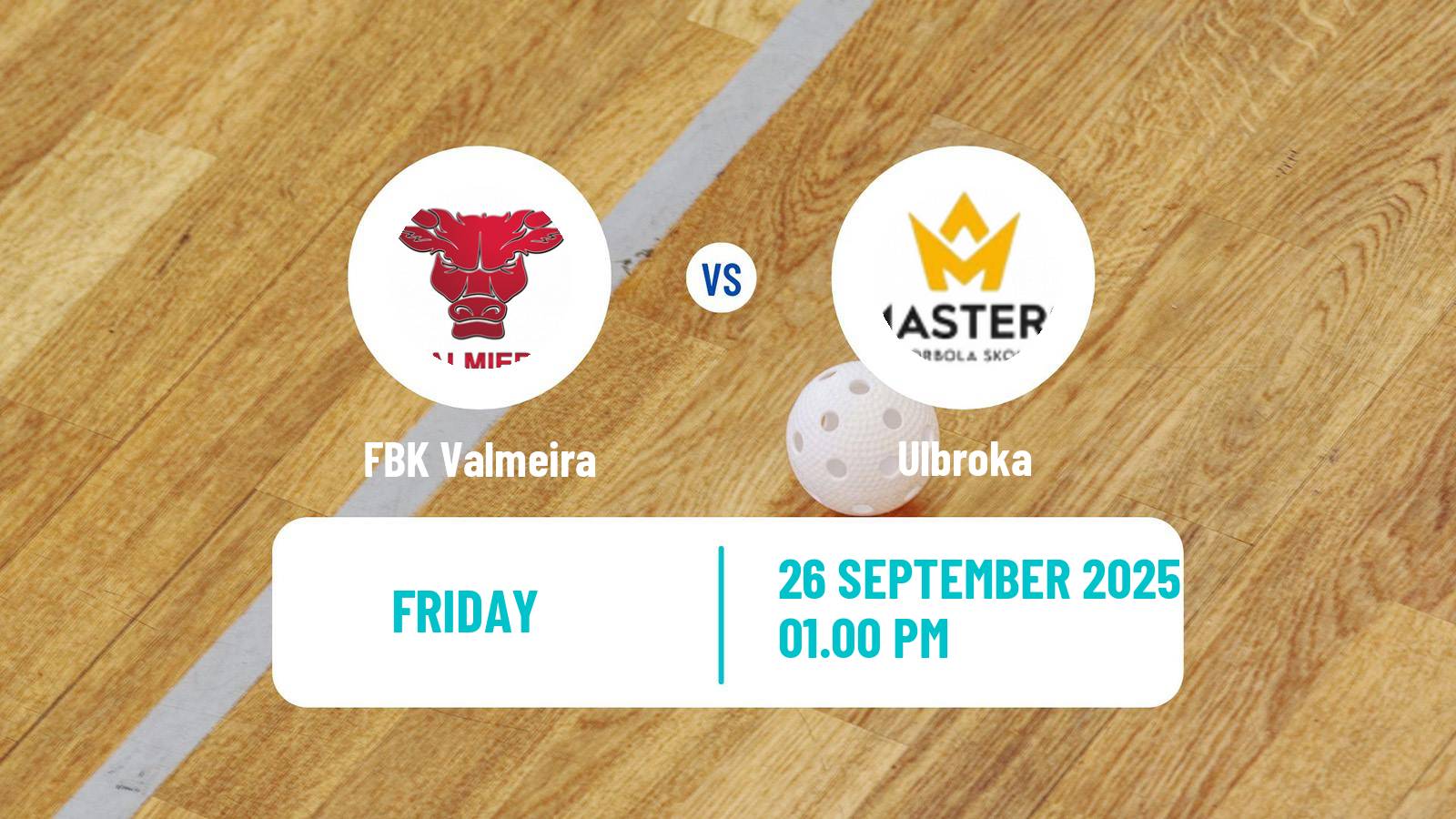 Floorball Latvian Elvi Liga Valmeira - Ulbroka
