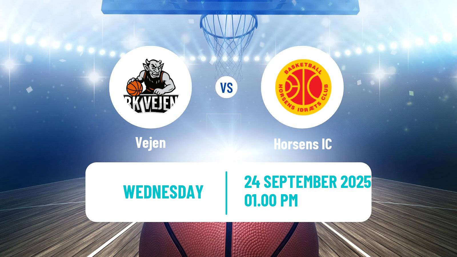 Basketball Danish Basketligaen Vejen - Horsens
