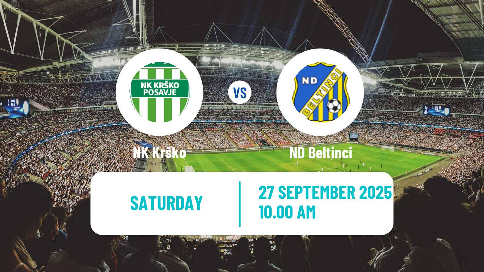 Football Slovenian 2 SNL Krško - Beltinci
