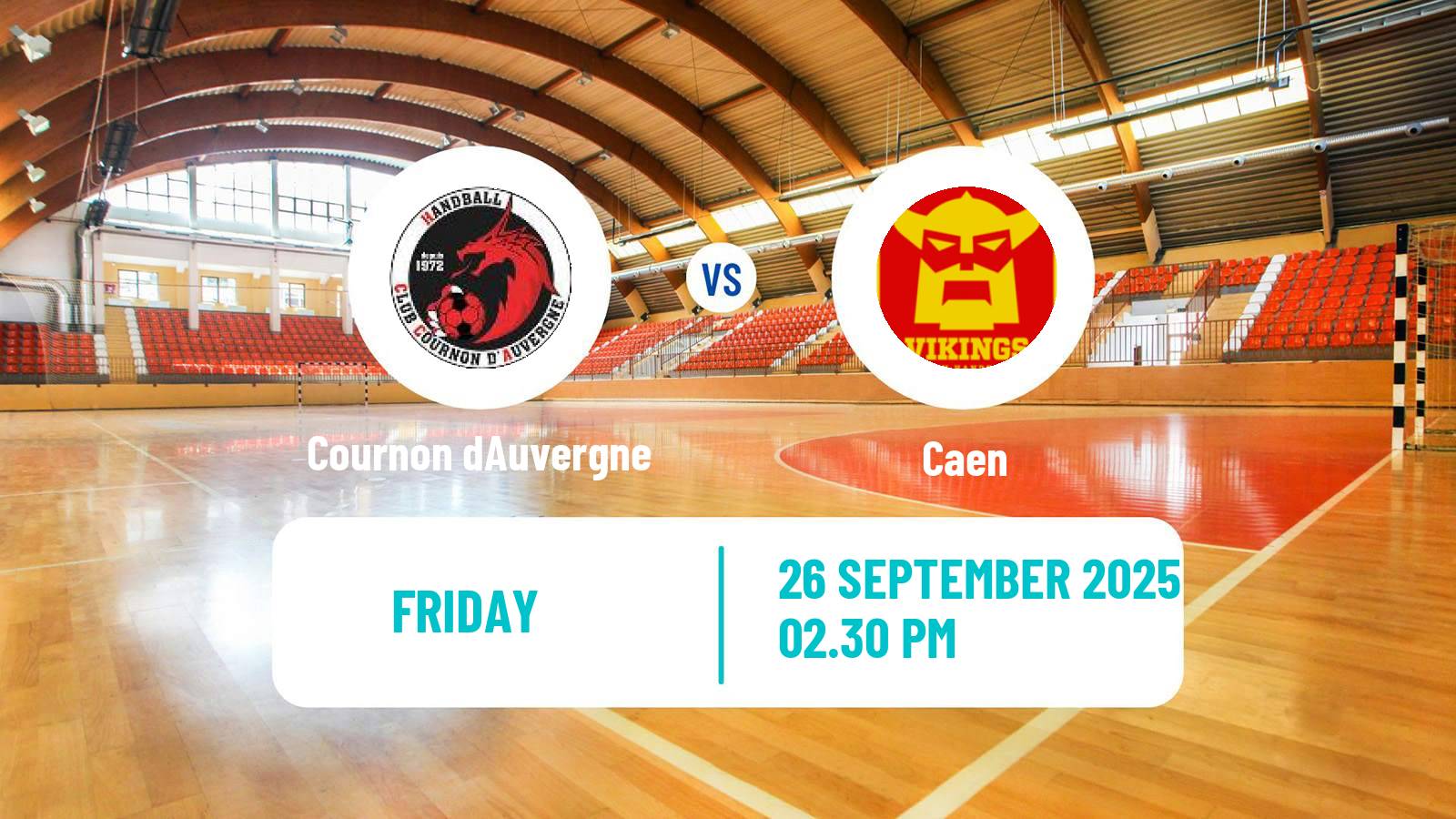 Handball French Proligue Handball Cournon dAuvergne - Caen
