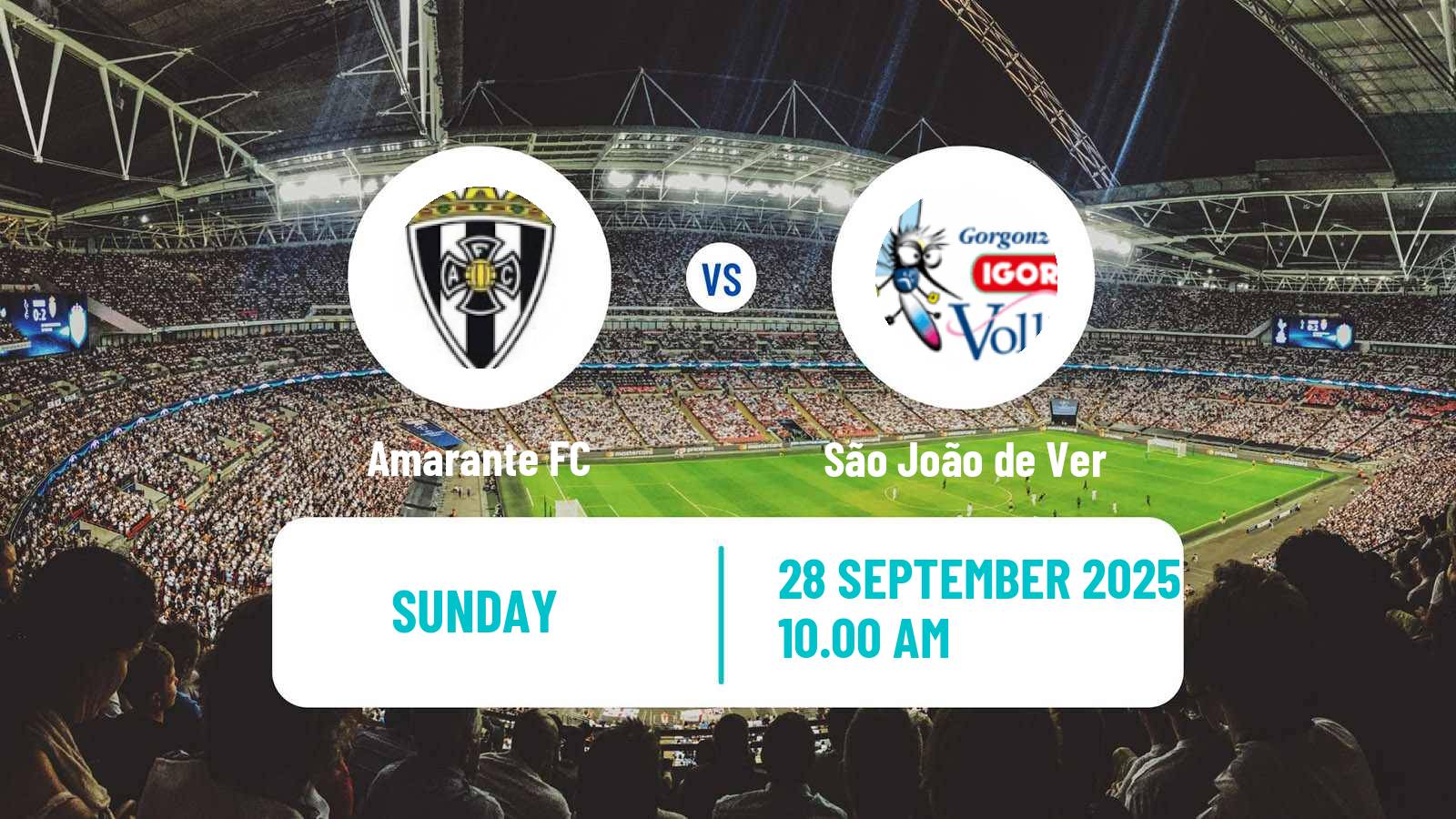 Football Portuguese Liga 3 Amarante - São João de Ver