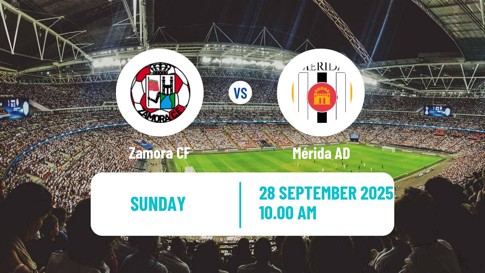 Football Spanish Primera RFEF Group 1 Zamora - Mérida AD