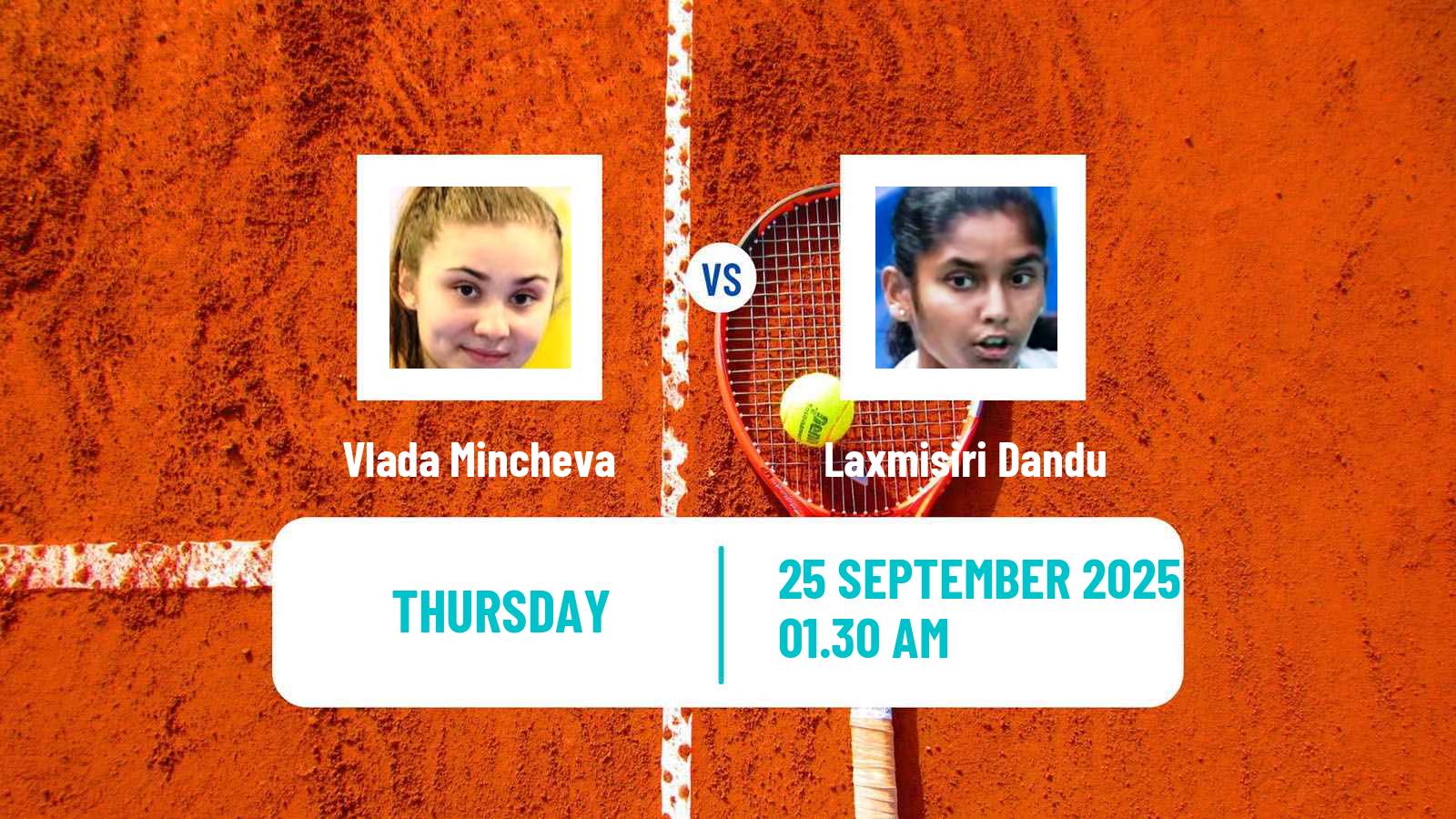 Tennis ITF W15 Gurugram 2 Women Vlada Mincheva - Laxmisiri Dandu