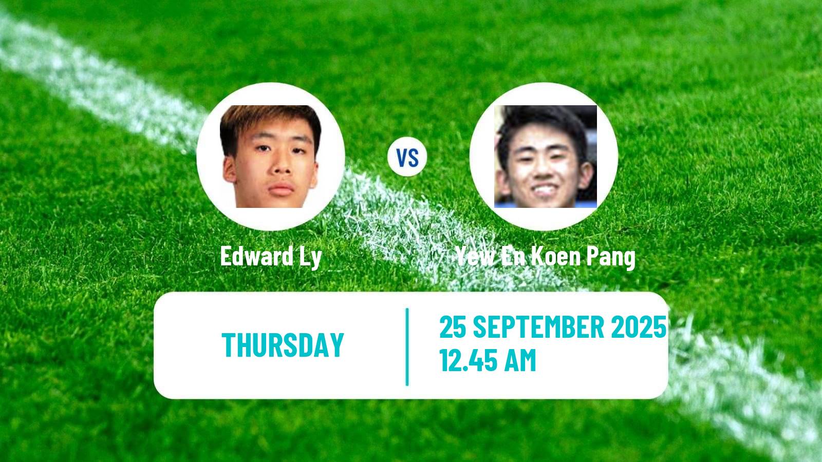 Table tennis China Smash Men Edward Ly - Yew En Koen Pang