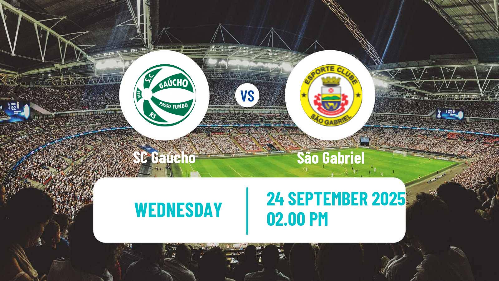 Football Brazilian Copa FGF Gaúcho - São Gabriel