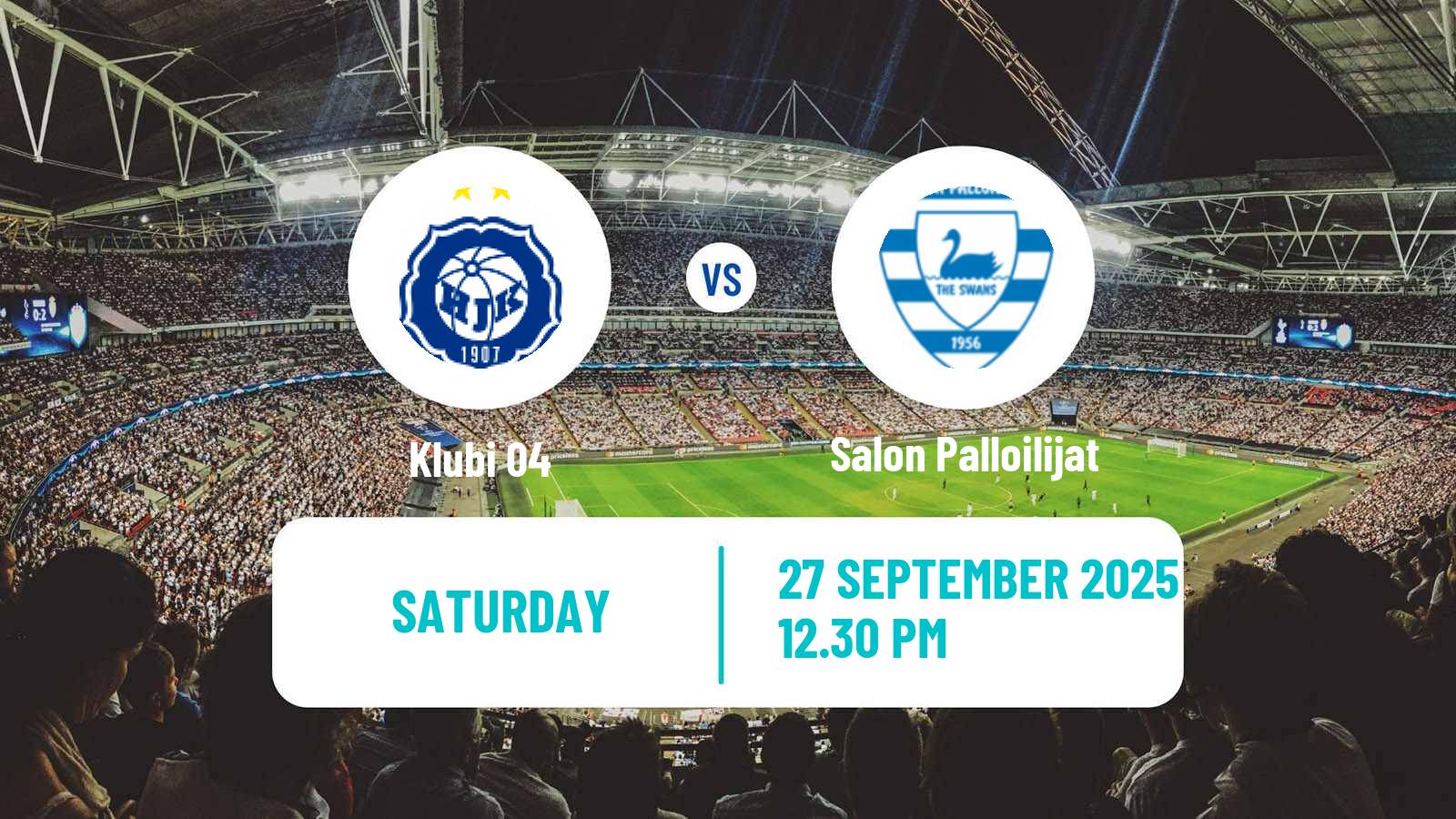 Football Finnish Ykkosliiga Klubi 04 - Salon Palloilijat