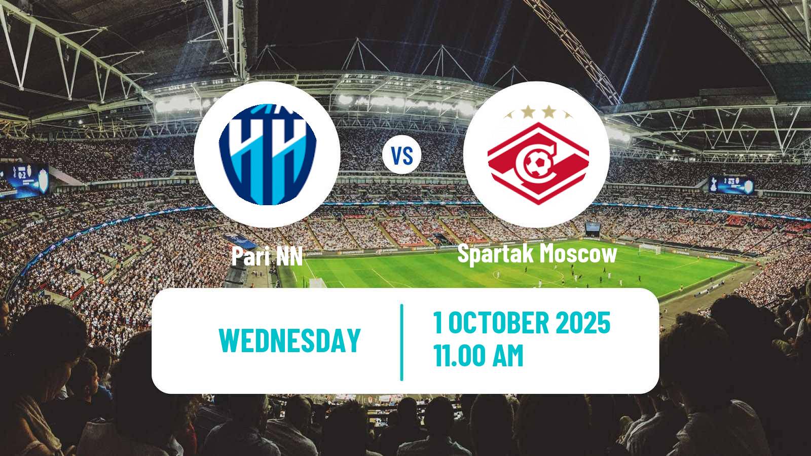 Football Russian Cup Pari NN - Spartak Moscow