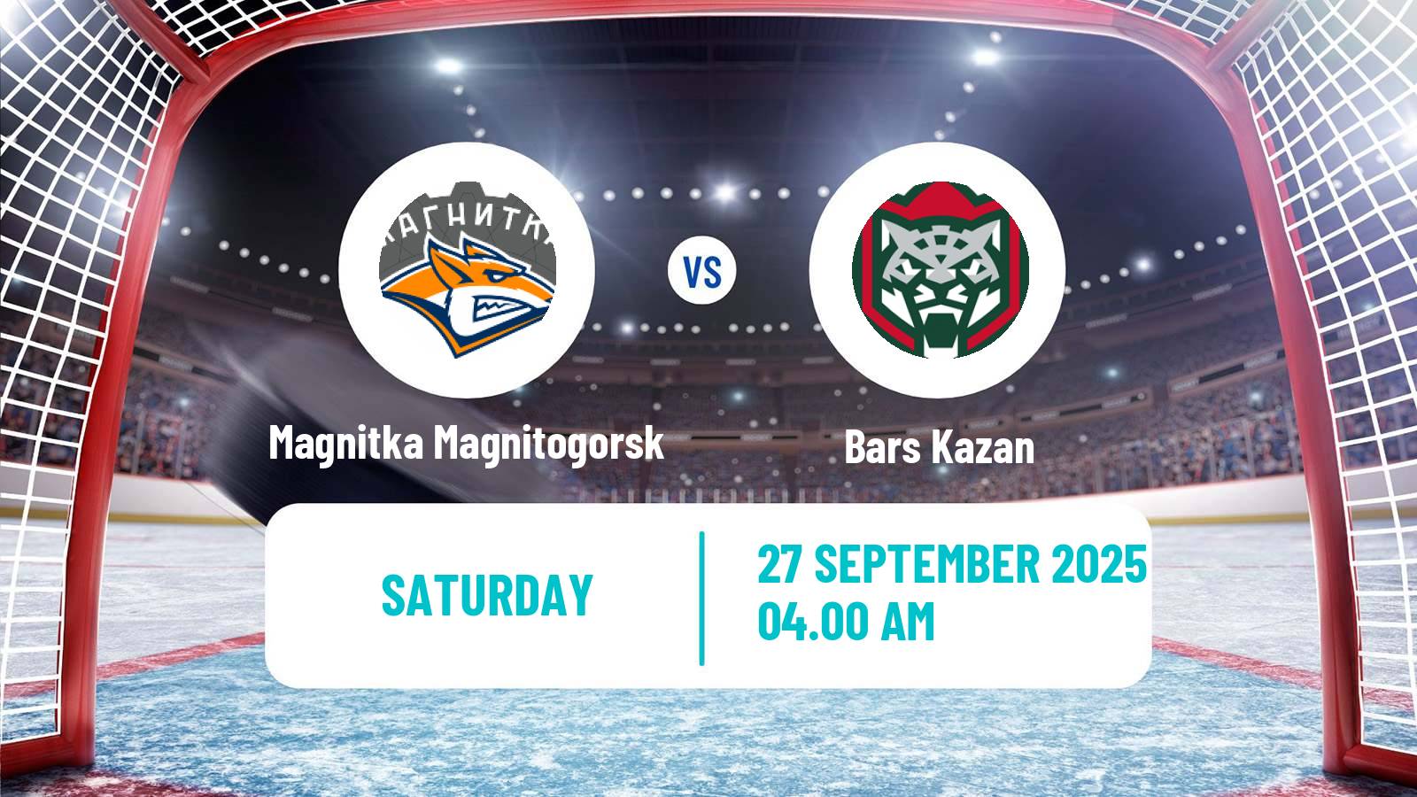 Hockey VHL Magnitka Magnitogorsk - Bars Kazan