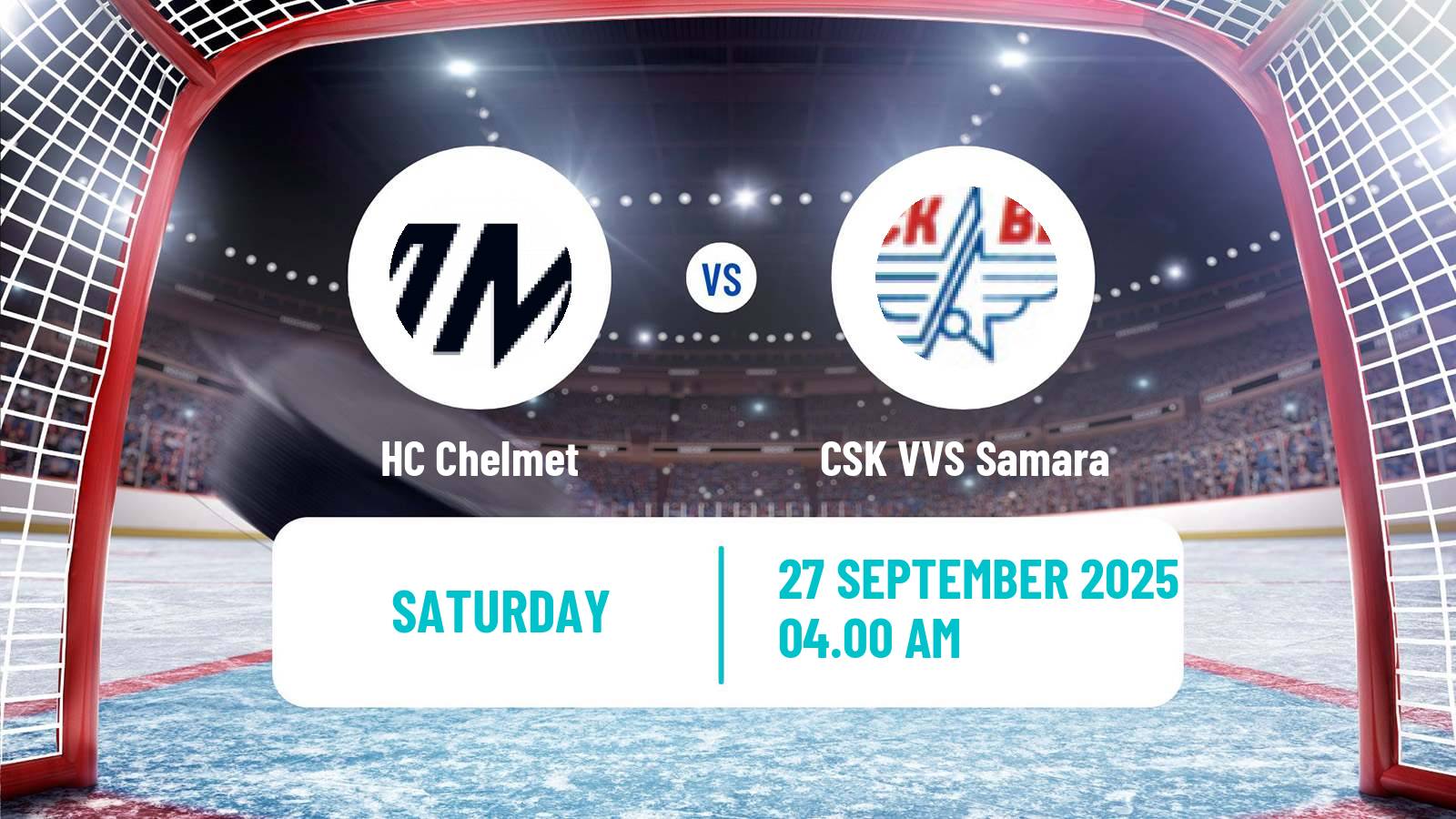 Hockey VHL Chelmet - CSK VVS Samara