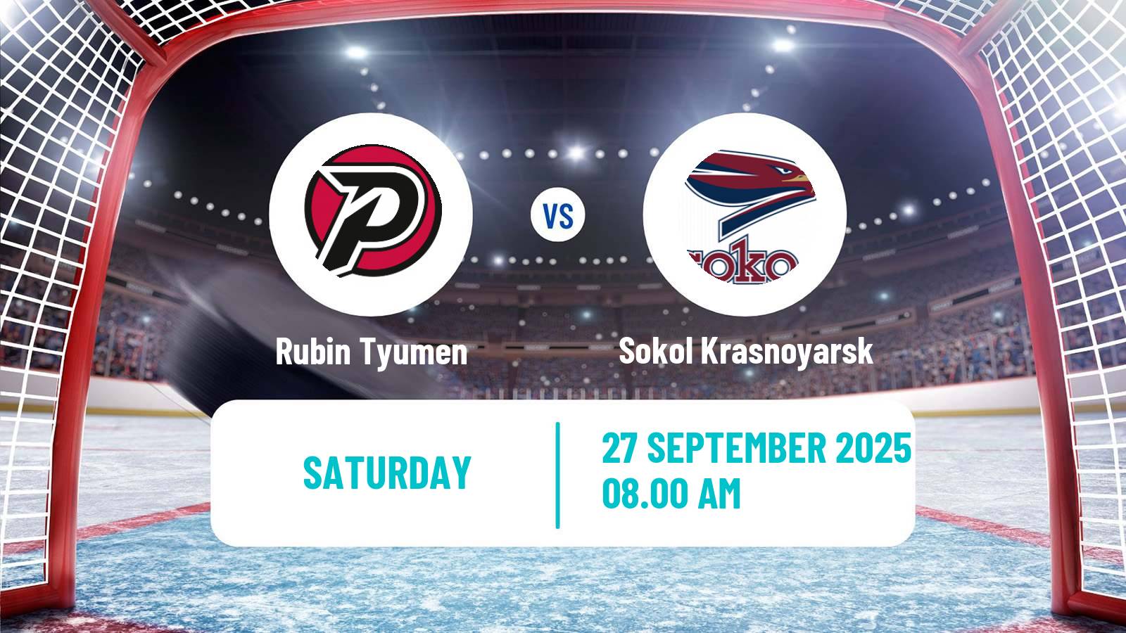 Hockey VHL Rubin Tyumen - Sokol Krasnoyarsk