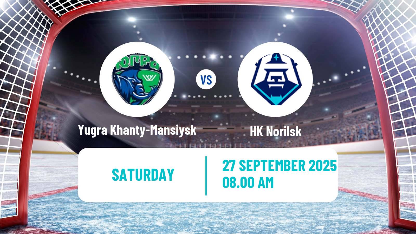 Hockey VHL Yugra Khanty-Mansiysk - Norilsk