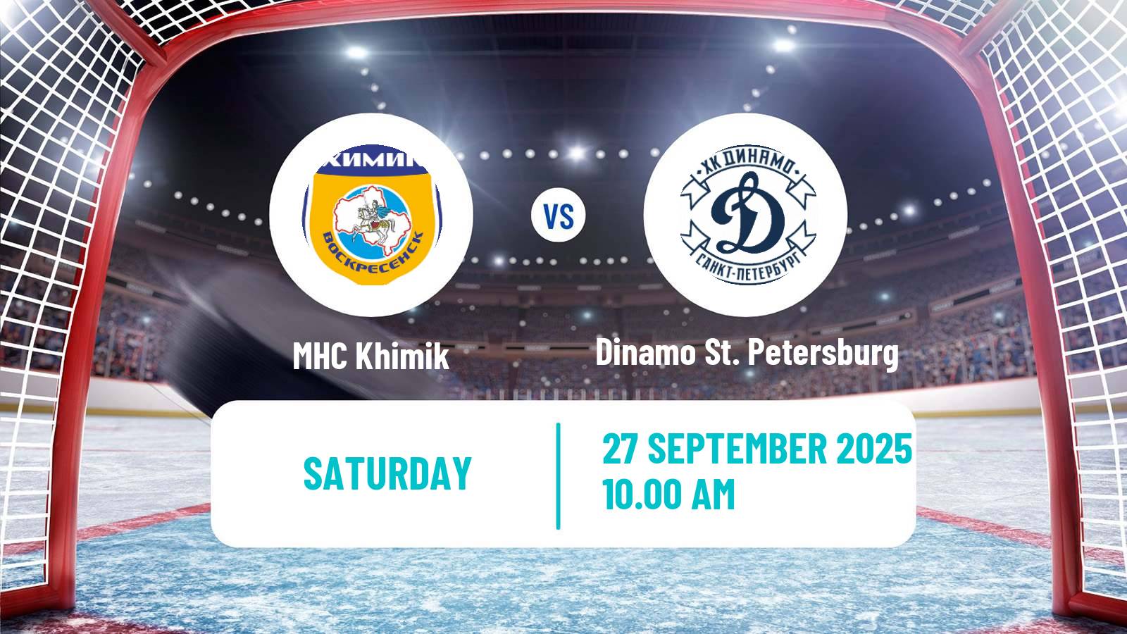 Hockey VHL Khimik - Dinamo St. Petersburg