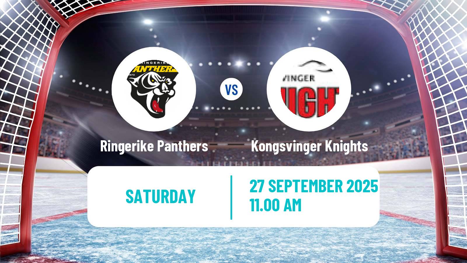 Hockey Norwegian Division 1 Hockey Ringerike Panthers - Kongsvinger Knights