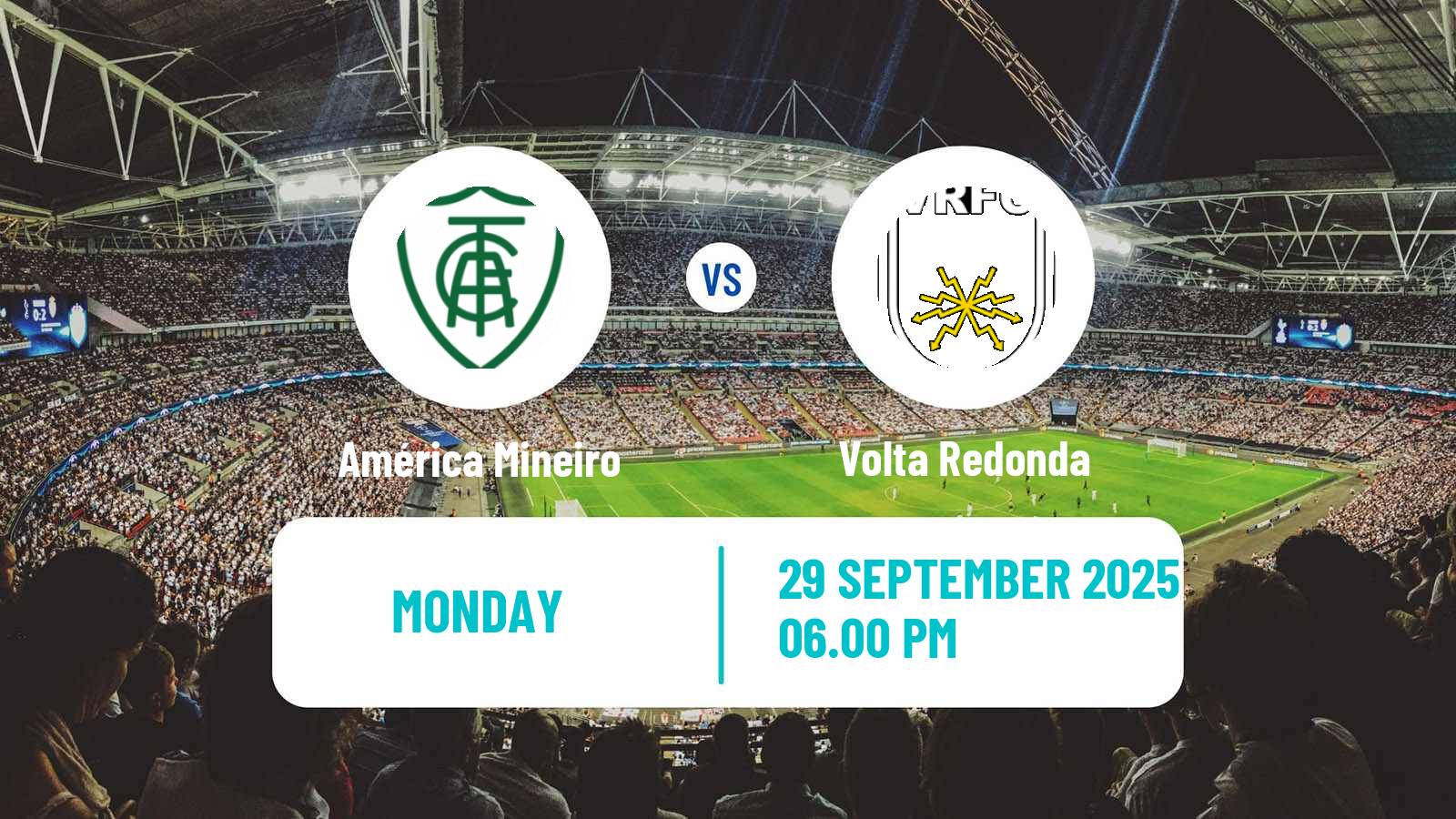 Football Brazilian Serie B América Mineiro - Volta Redonda