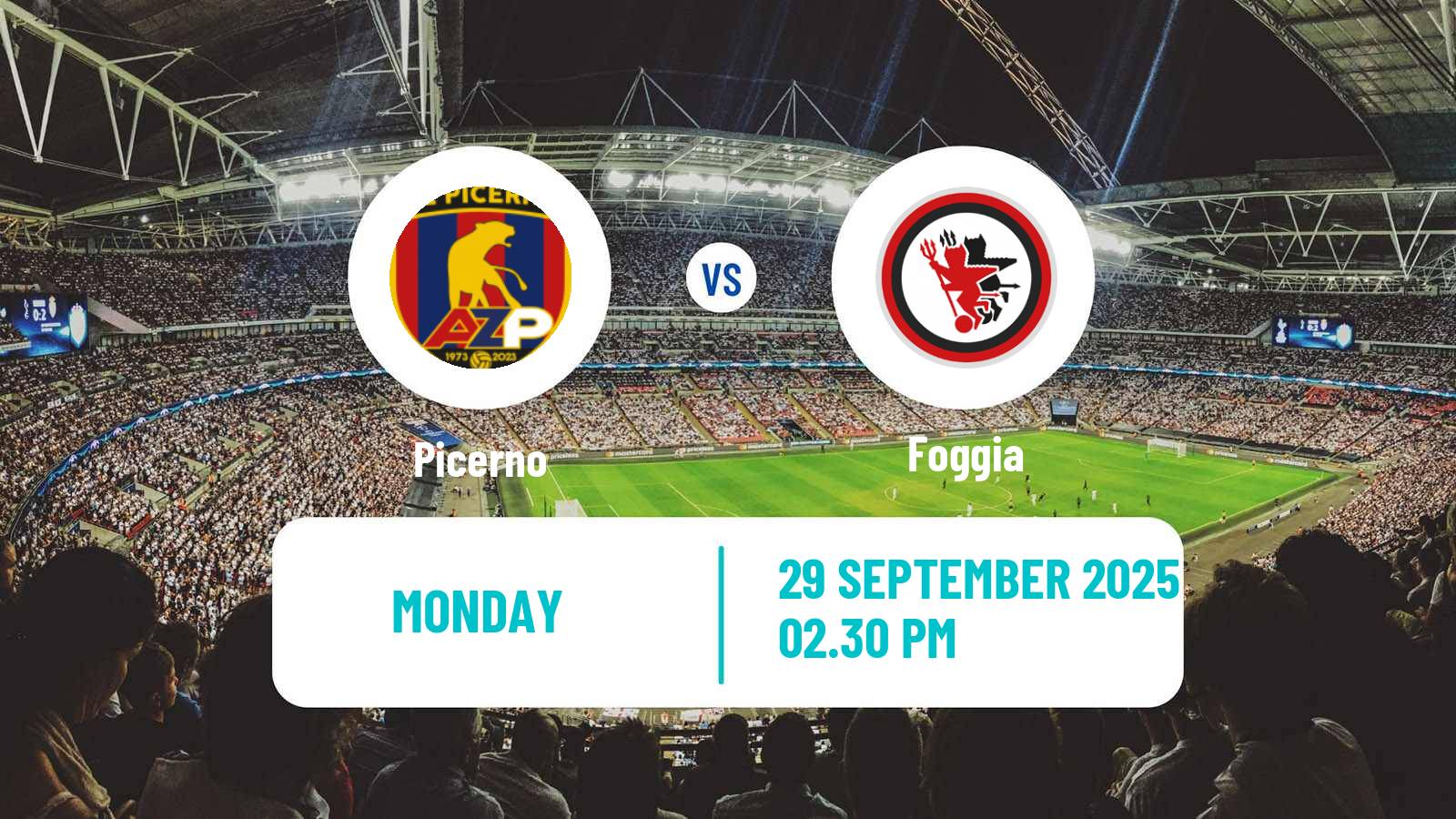 Football Italian Serie C Group C Picerno - Foggia
