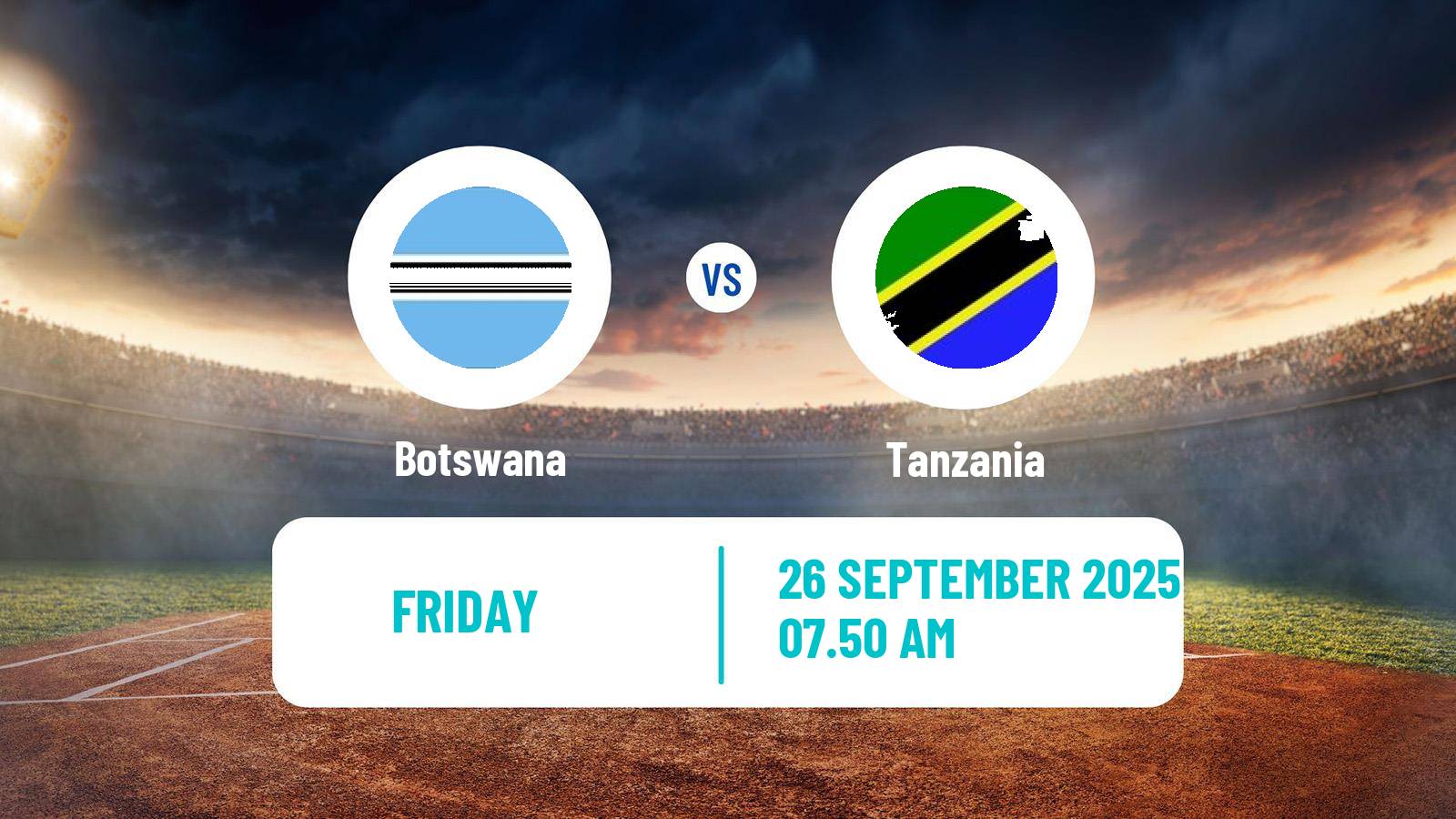 Cricket ICC World Twenty20 Botswana - Tanzania