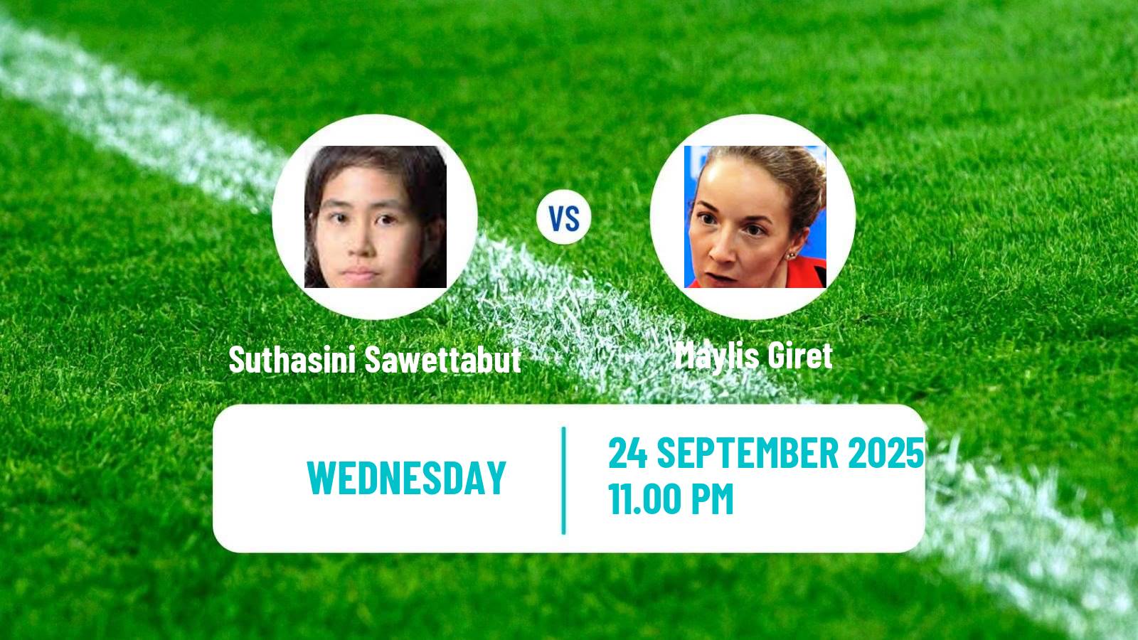 Table tennis China Smash Women Suthasini Sawettabut - Maylis Giret
