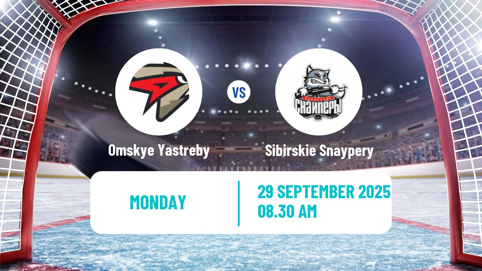 Hockey MHL Omskye Yastreby - Sibirskie Snaypery