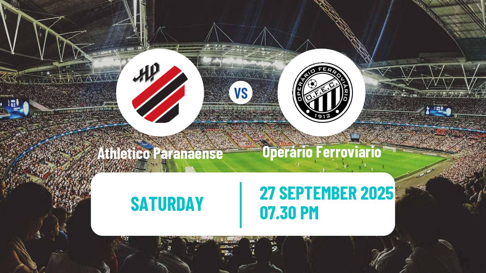 Football Brazilian Serie B Athletico Paranaense - Operário Ferroviario