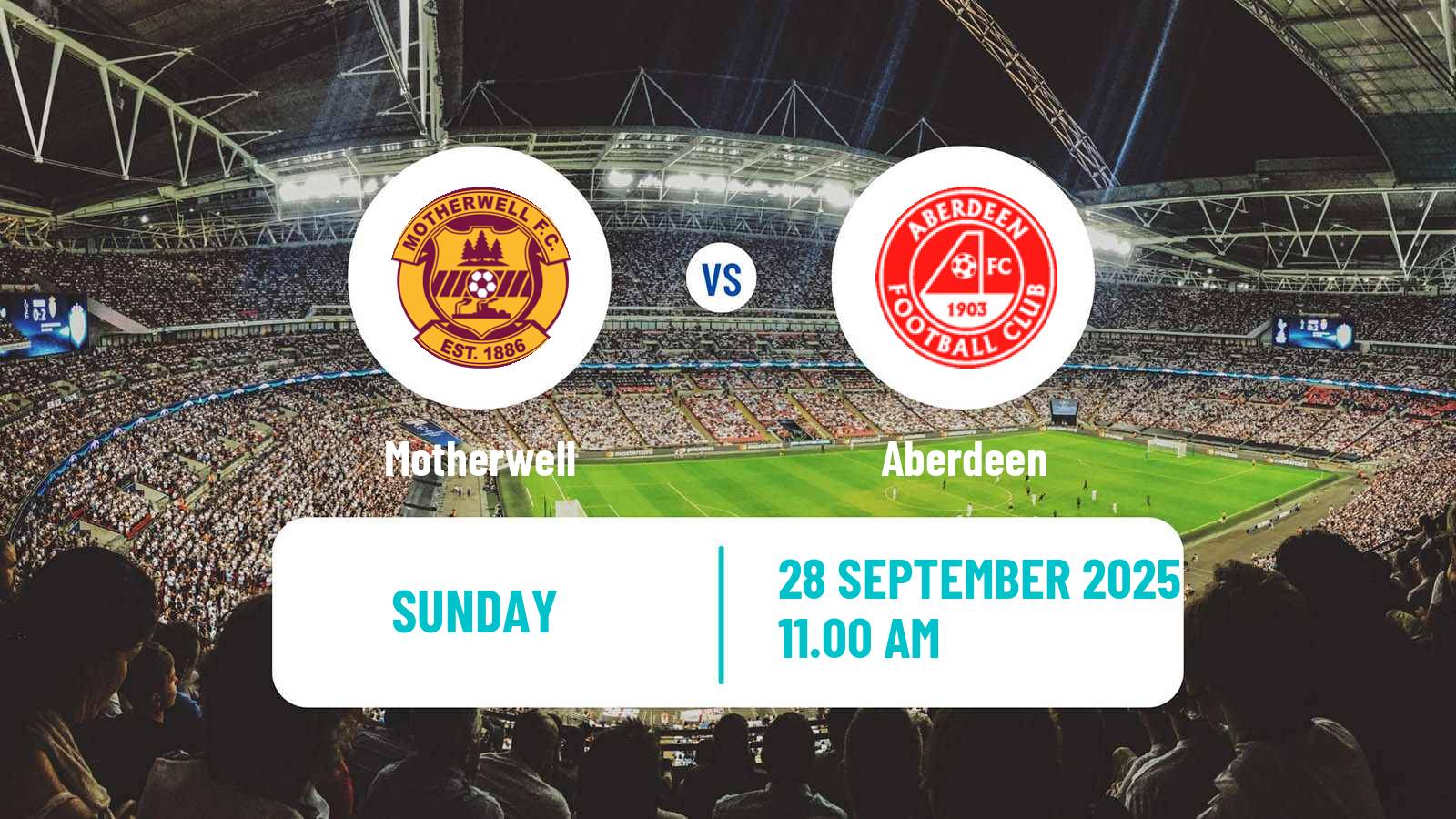 Football Scottish SWPL 1 Women Motherwell - Aberdeen