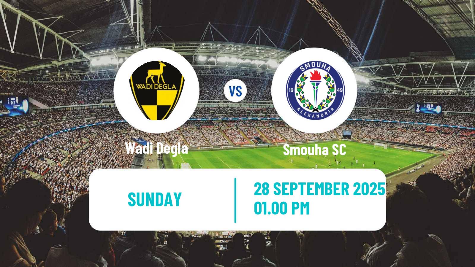 Football Egyptian Premier League Wadi Degla - Smouha