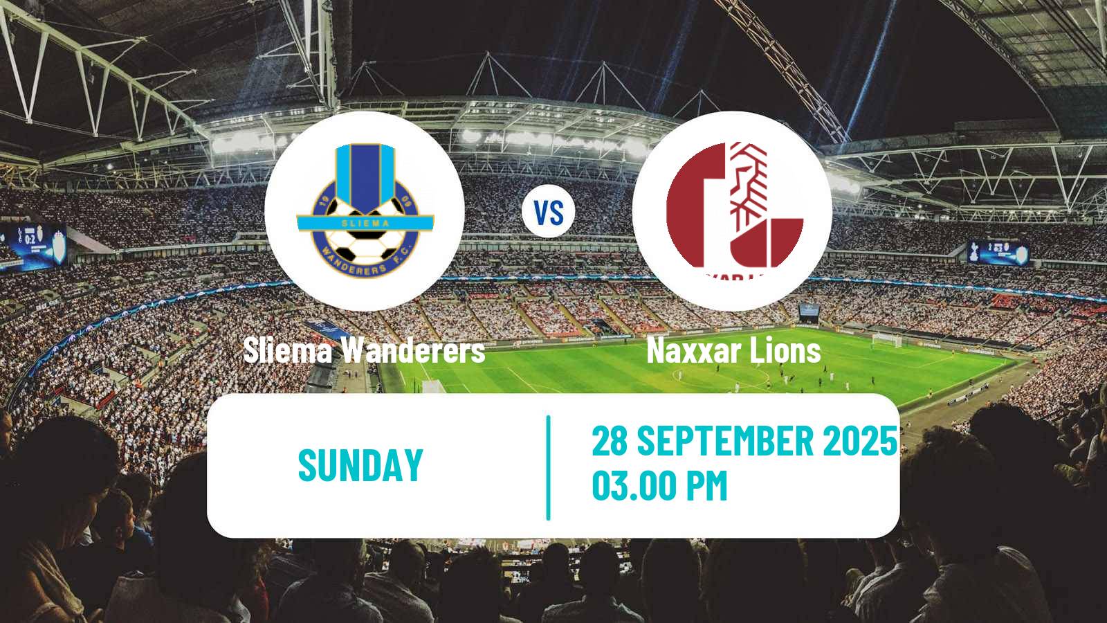 Football Maltese Premier League Sliema Wanderers - Naxxar Lions