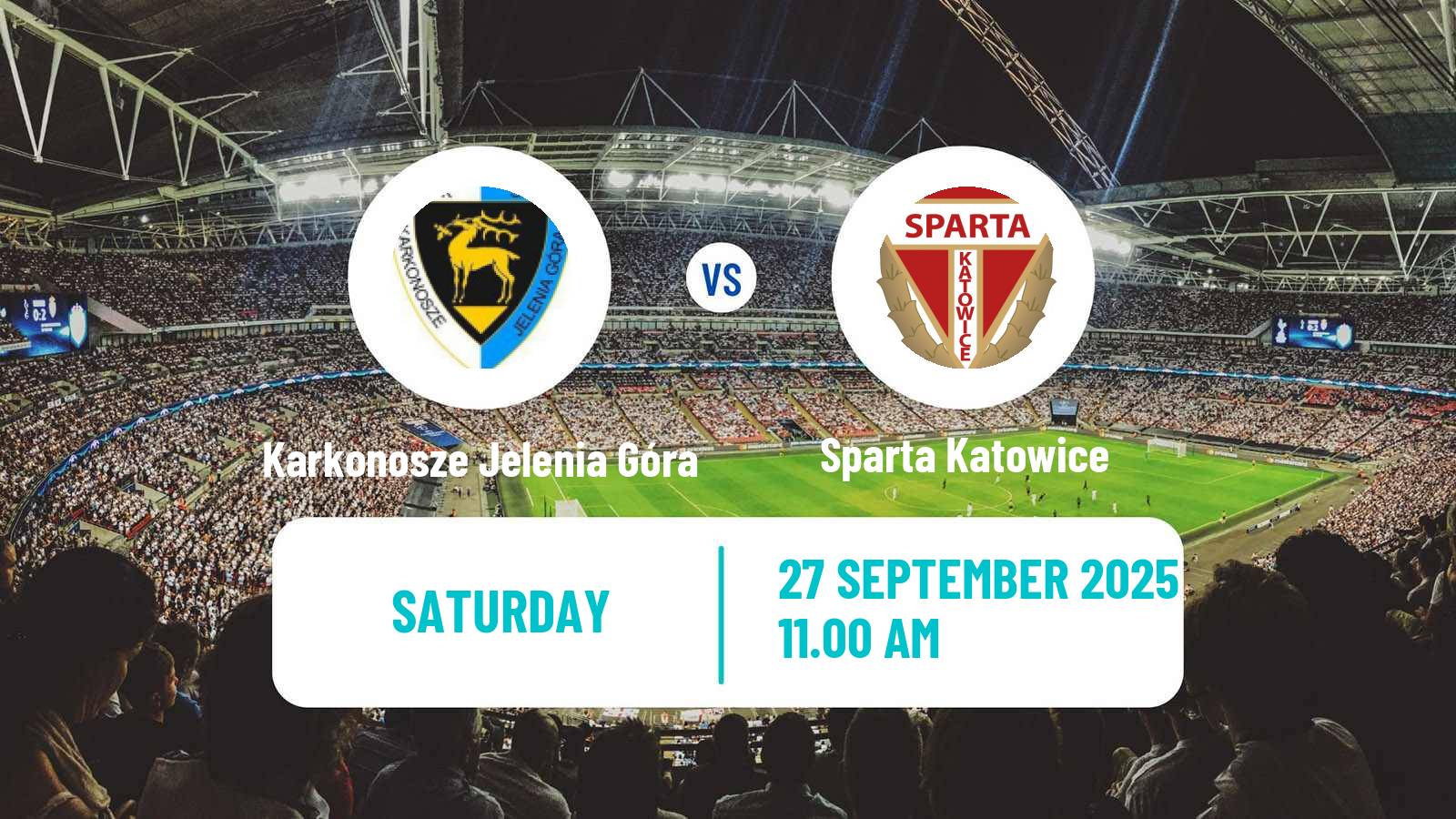 Football Polish Division 3 - Group III Karkonosze Jelenia Góra - Sparta Katowice