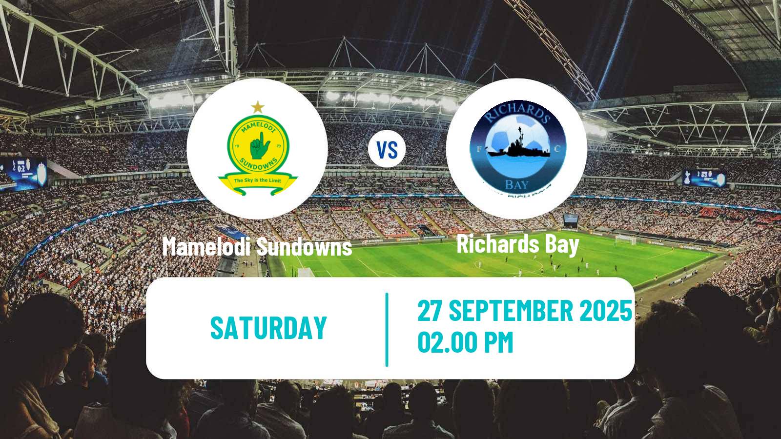 Football South African Premier Soccer League Mamelodi Sundowns - Richards Bay