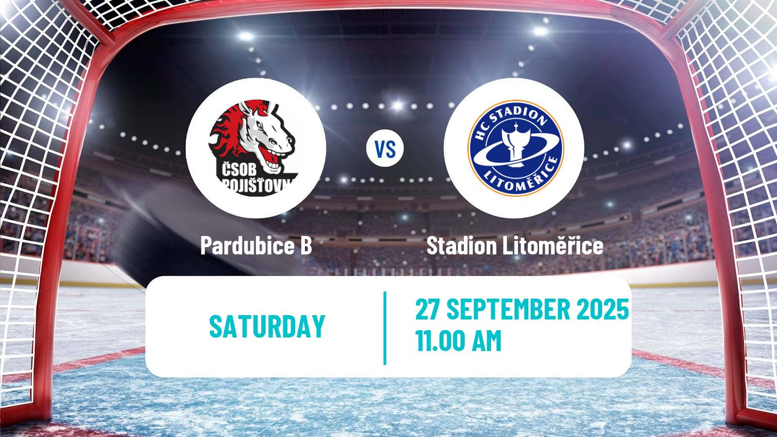 Hockey Czech Chance Liga Pardubice B - Stadion Litoměřice
