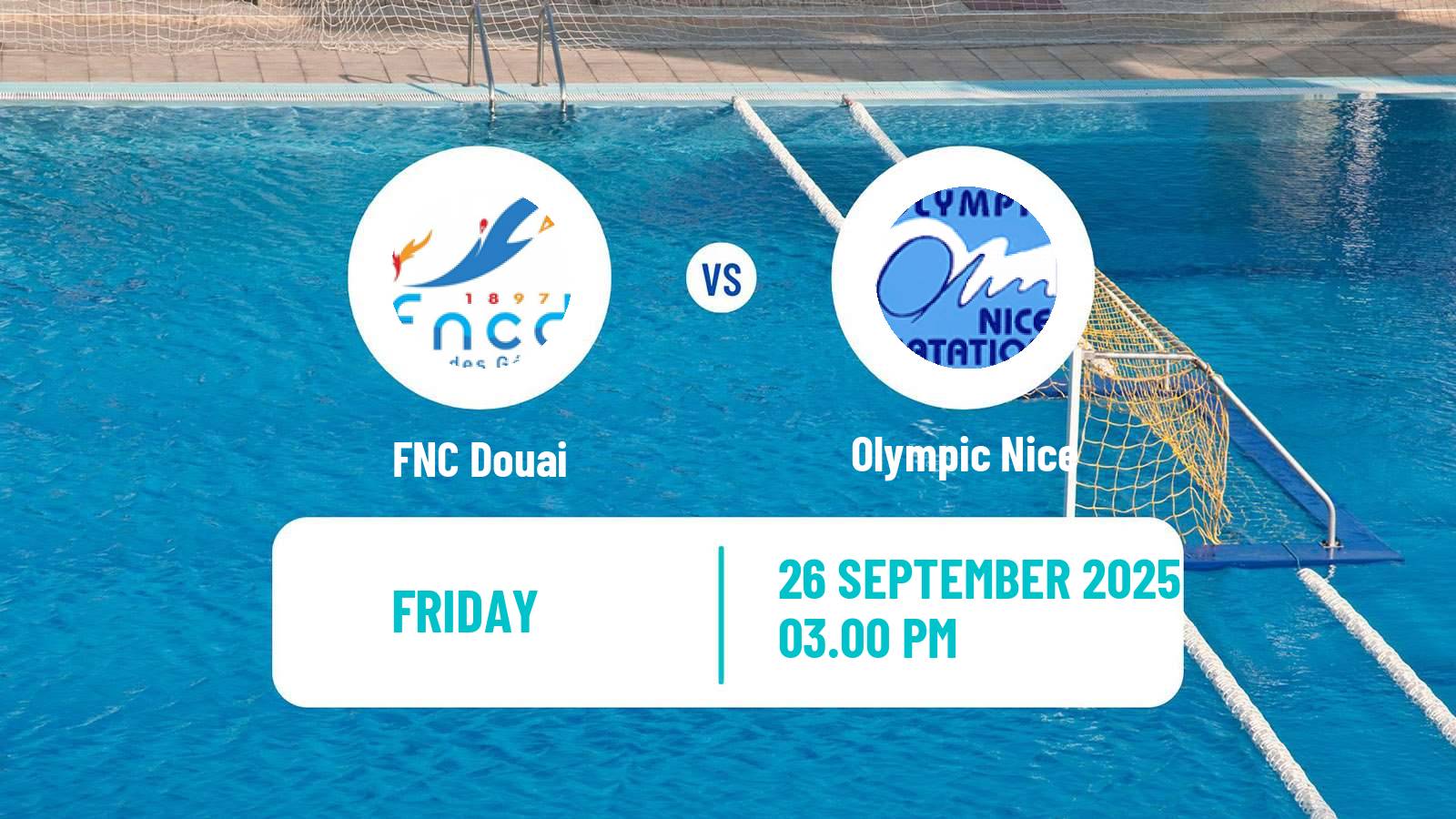 Water polo French Elite Championnat Water Polo Douai - Olympic Nice