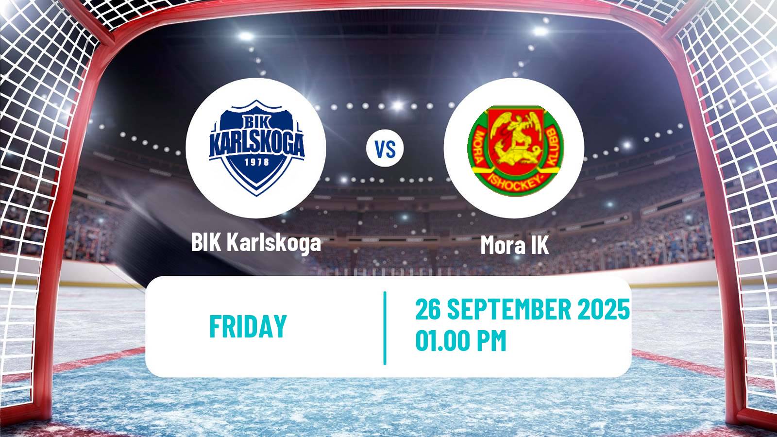 Hockey Swedish Hockey Allsvenskan BIK Karlskoga - Mora