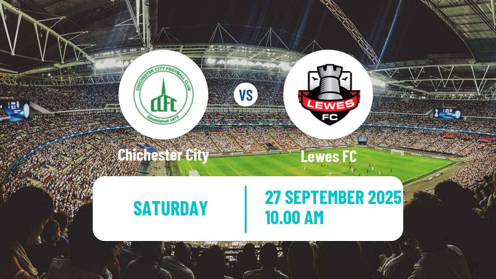 Football English Isthmian League Premier Division Chichester City - Lewes