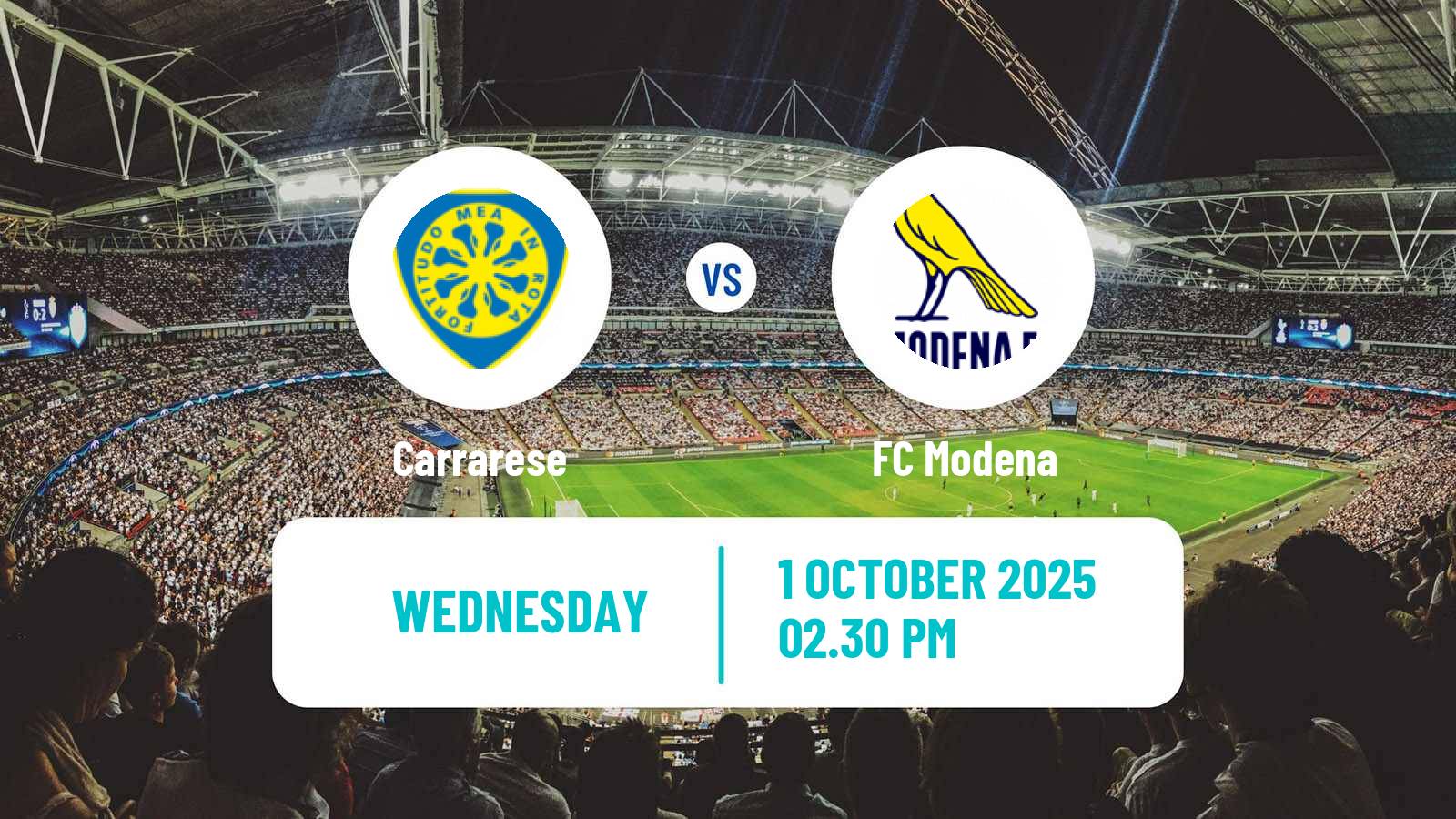 Football Italian Serie B Carrarese - Modena
