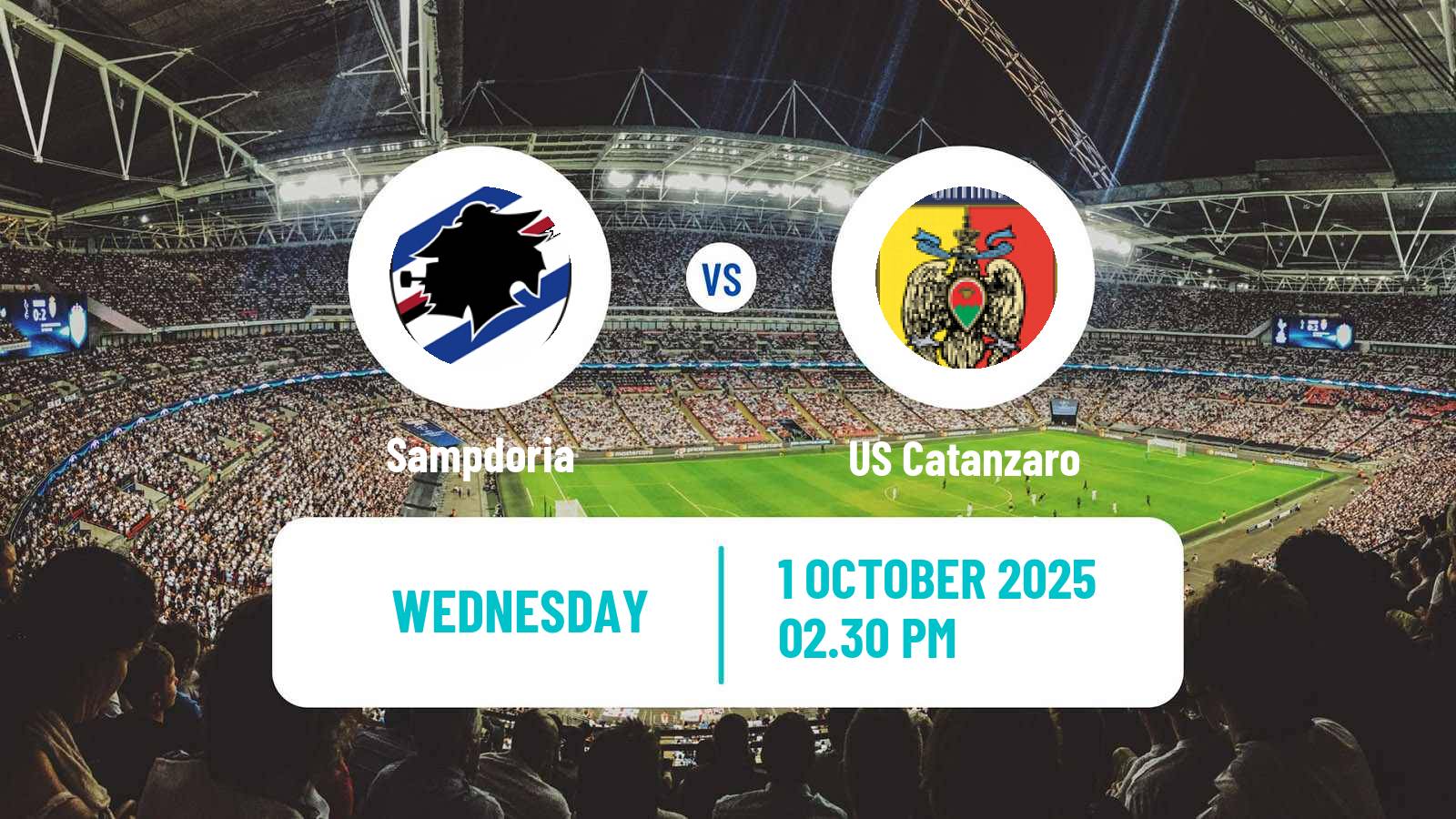 Football Italian Serie B Sampdoria - Catanzaro