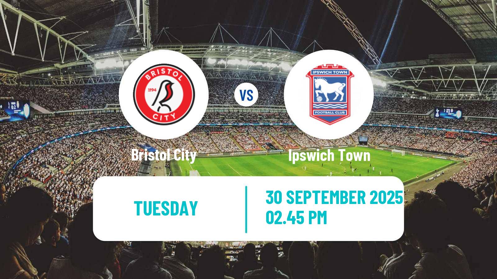 Football English League Championship Bristol City - Ipswich Town