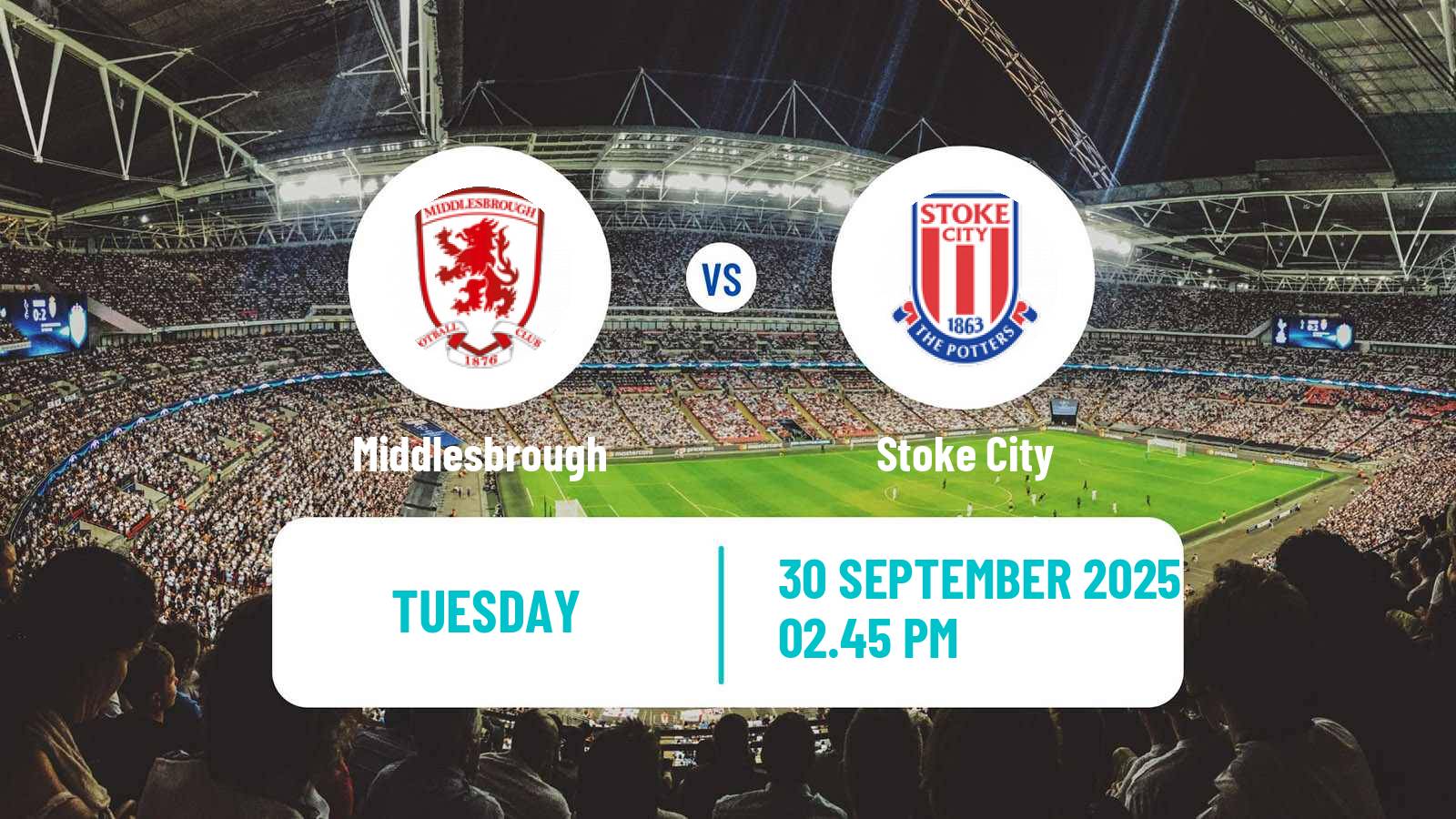 Football English League Championship Middlesbrough - Stoke City