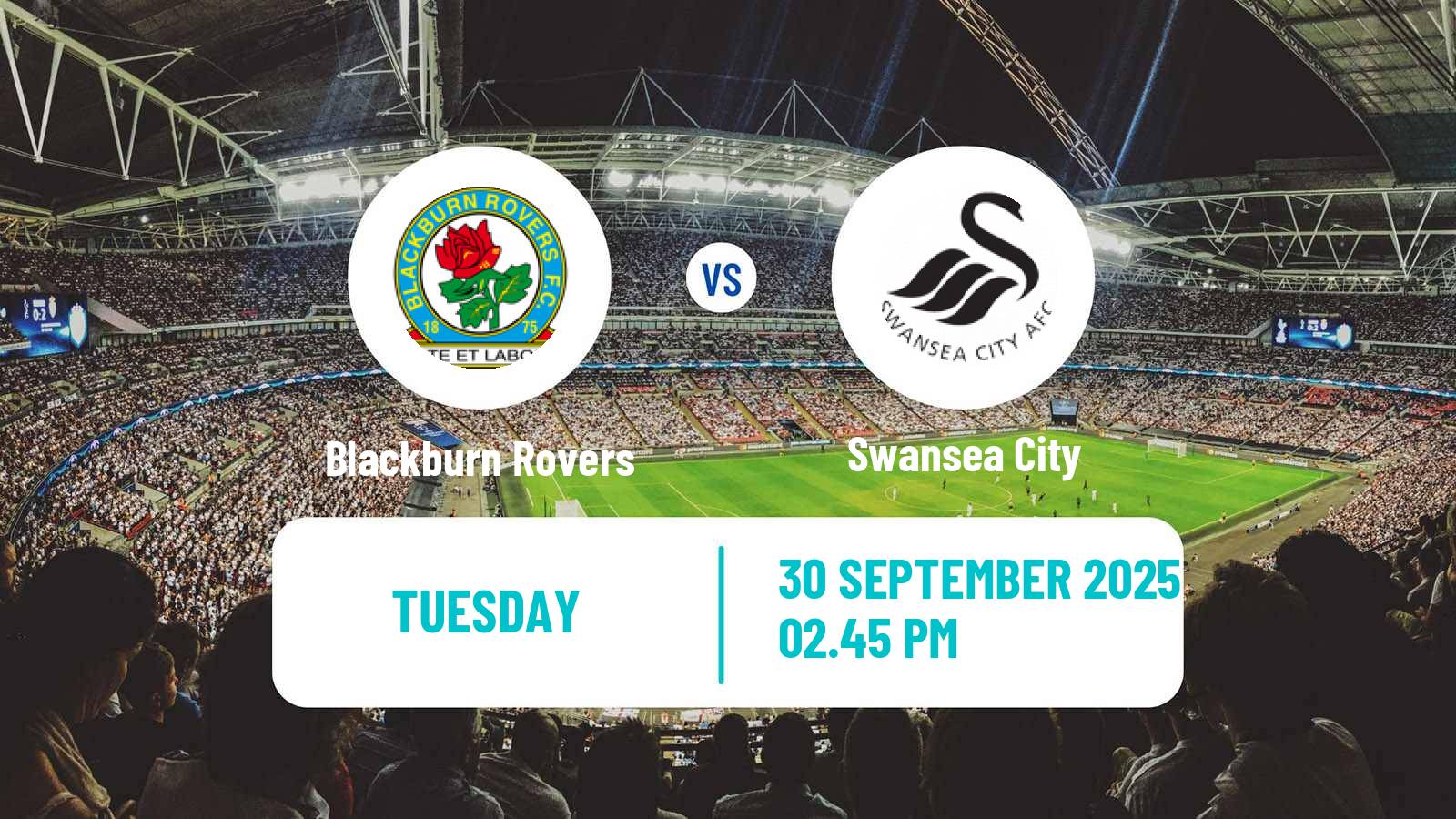 Football English League Championship Blackburn Rovers - Swansea City