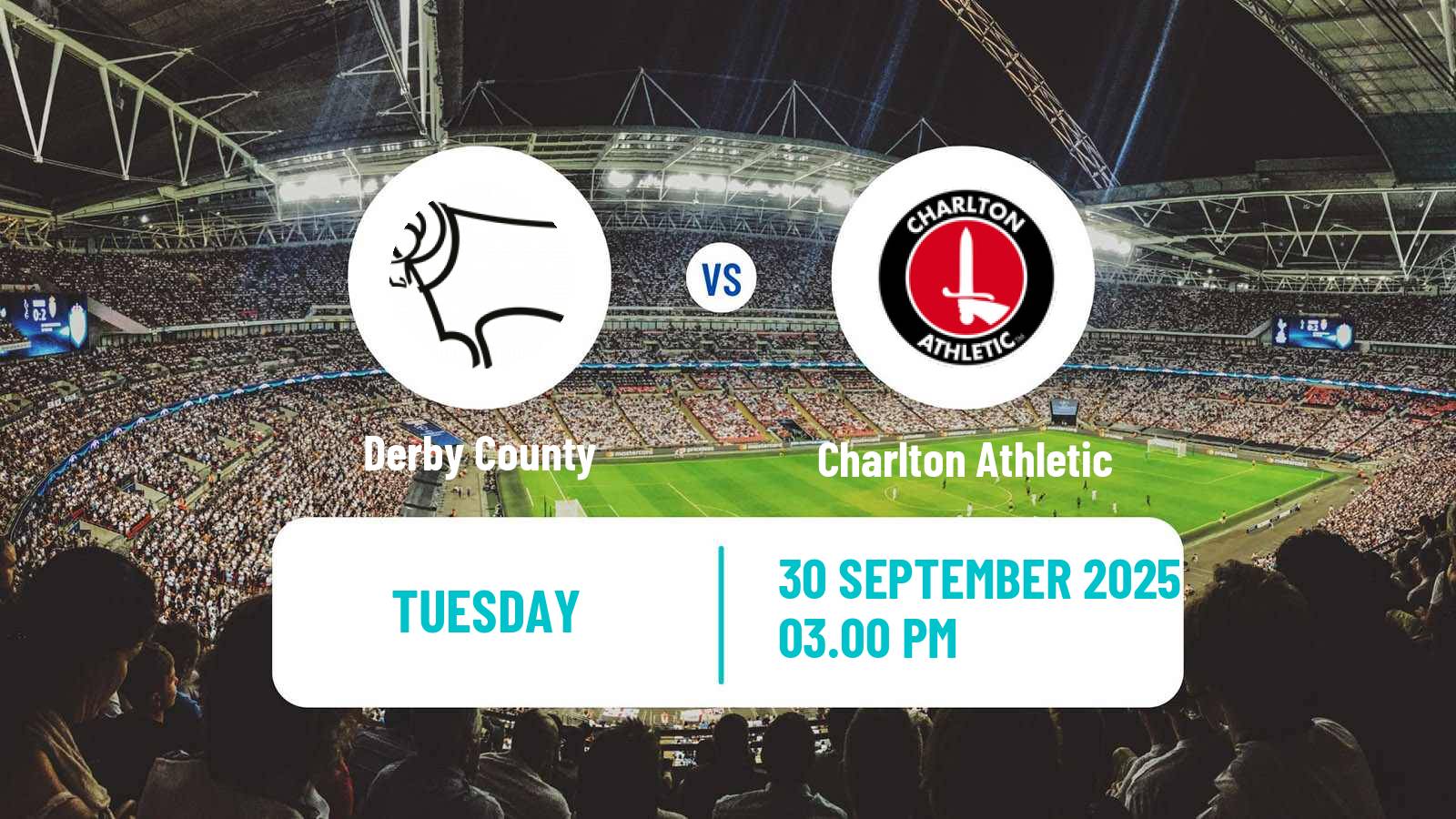 Football English League Championship Derby County - Charlton Athletic