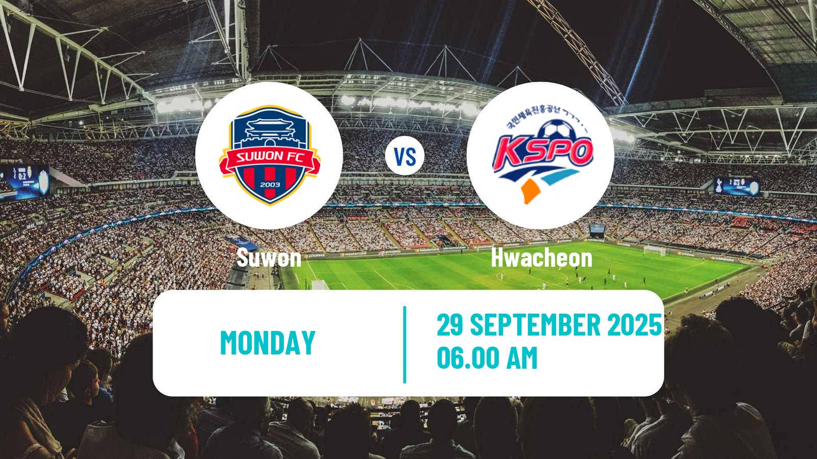 Football South Korean WK League Suwon - Hwacheon