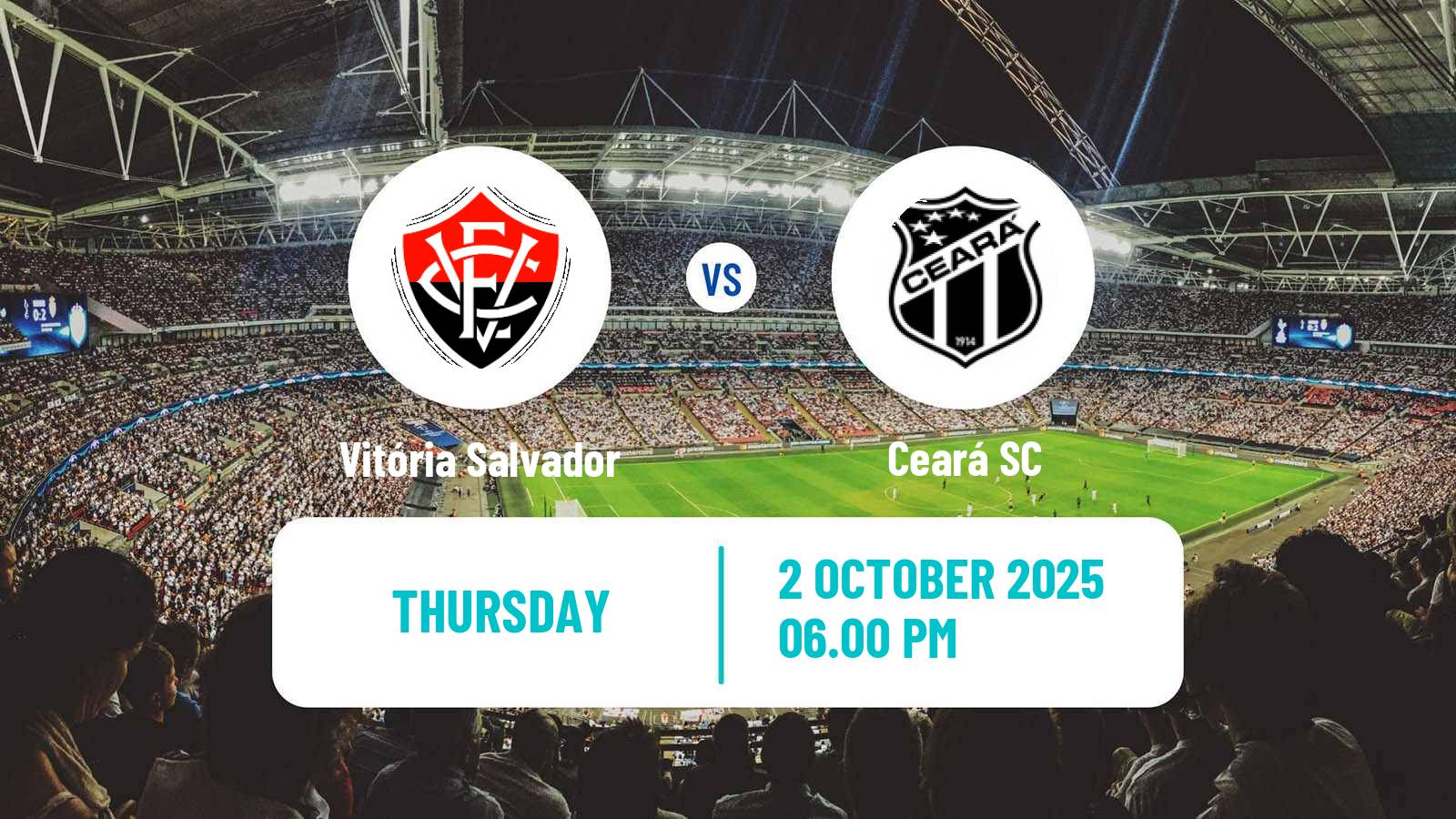 Football Brazilian Serie A Vitória Salvador - Ceará