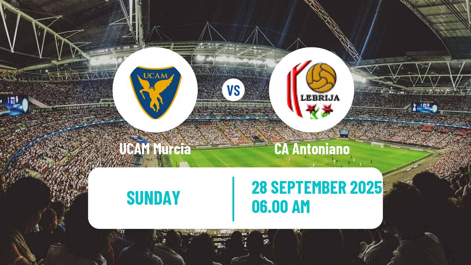 Football Spanish Segunda RFEF - Group 4 UCAM Murcia - Antoniano