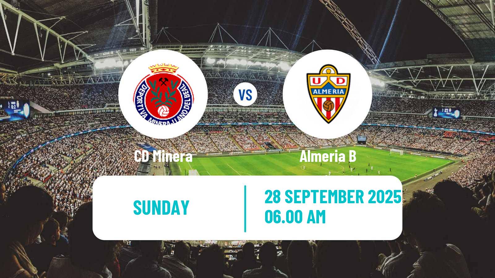Football Spanish Segunda RFEF - Group 4 Minera - Almeria B