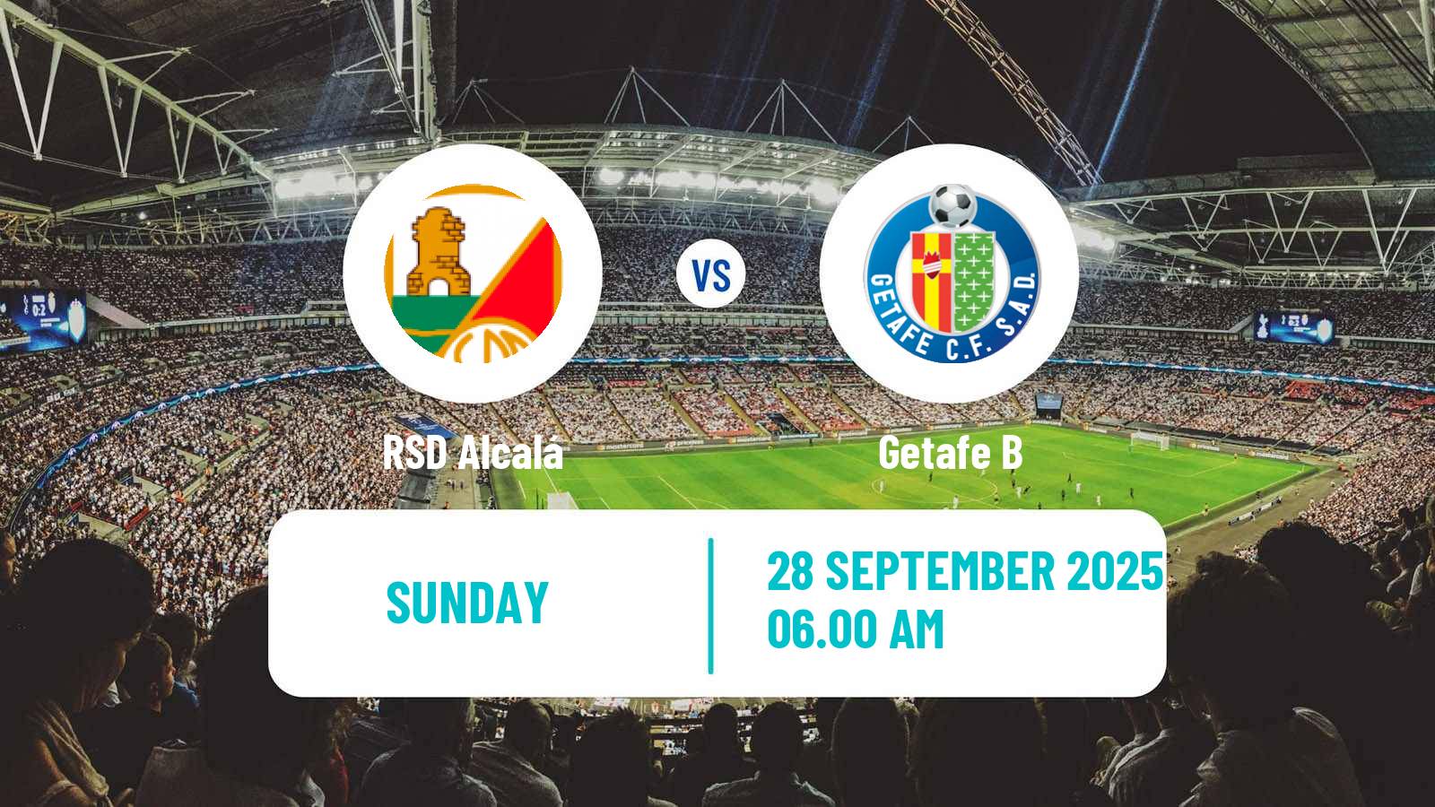 Football Spanish Segunda RFEF - Group 5 Alcalá - Getafe B
