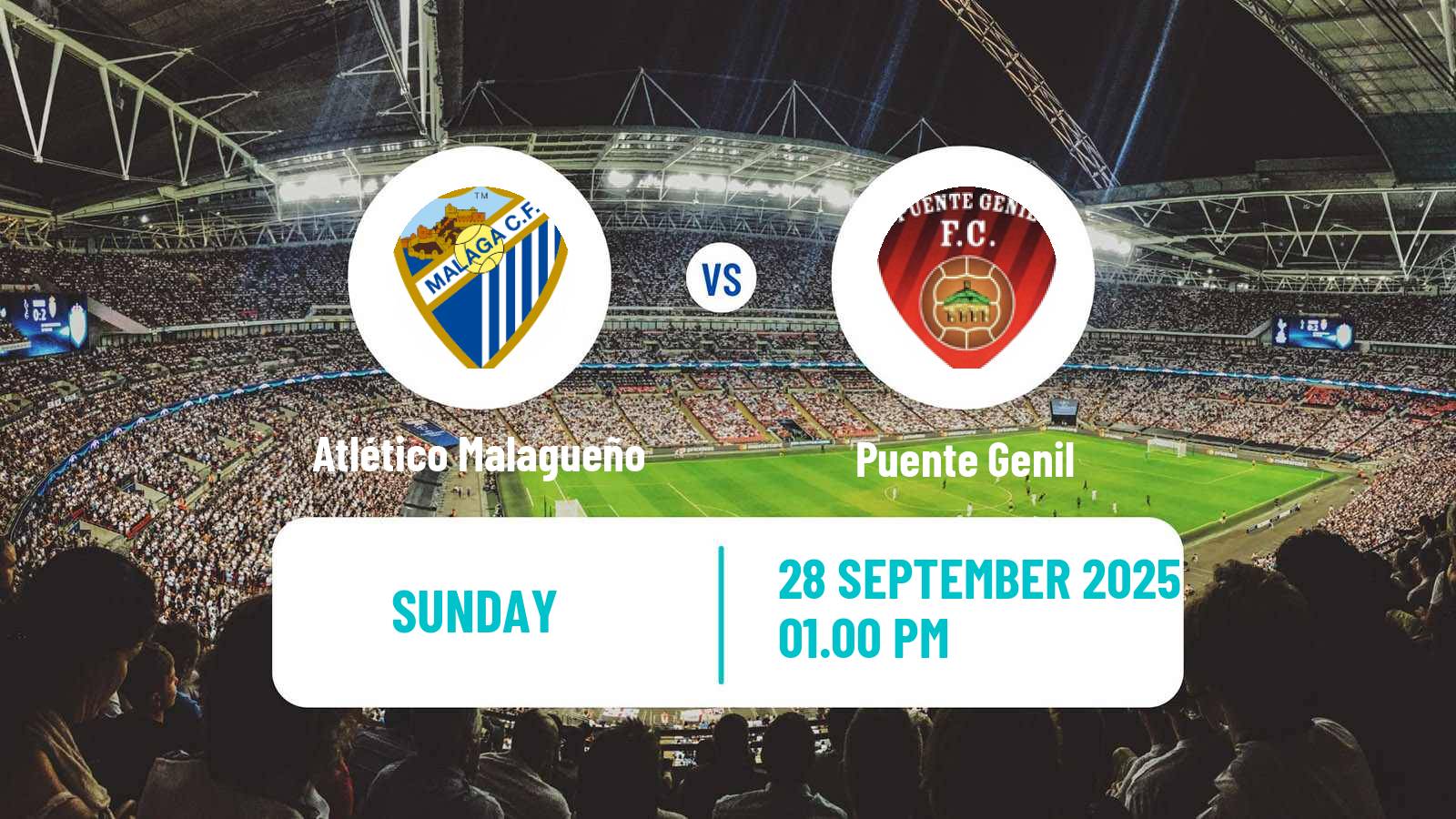 Football Spanish Segunda RFEF - Group 4 Atlético Malagueño - Puente Genil