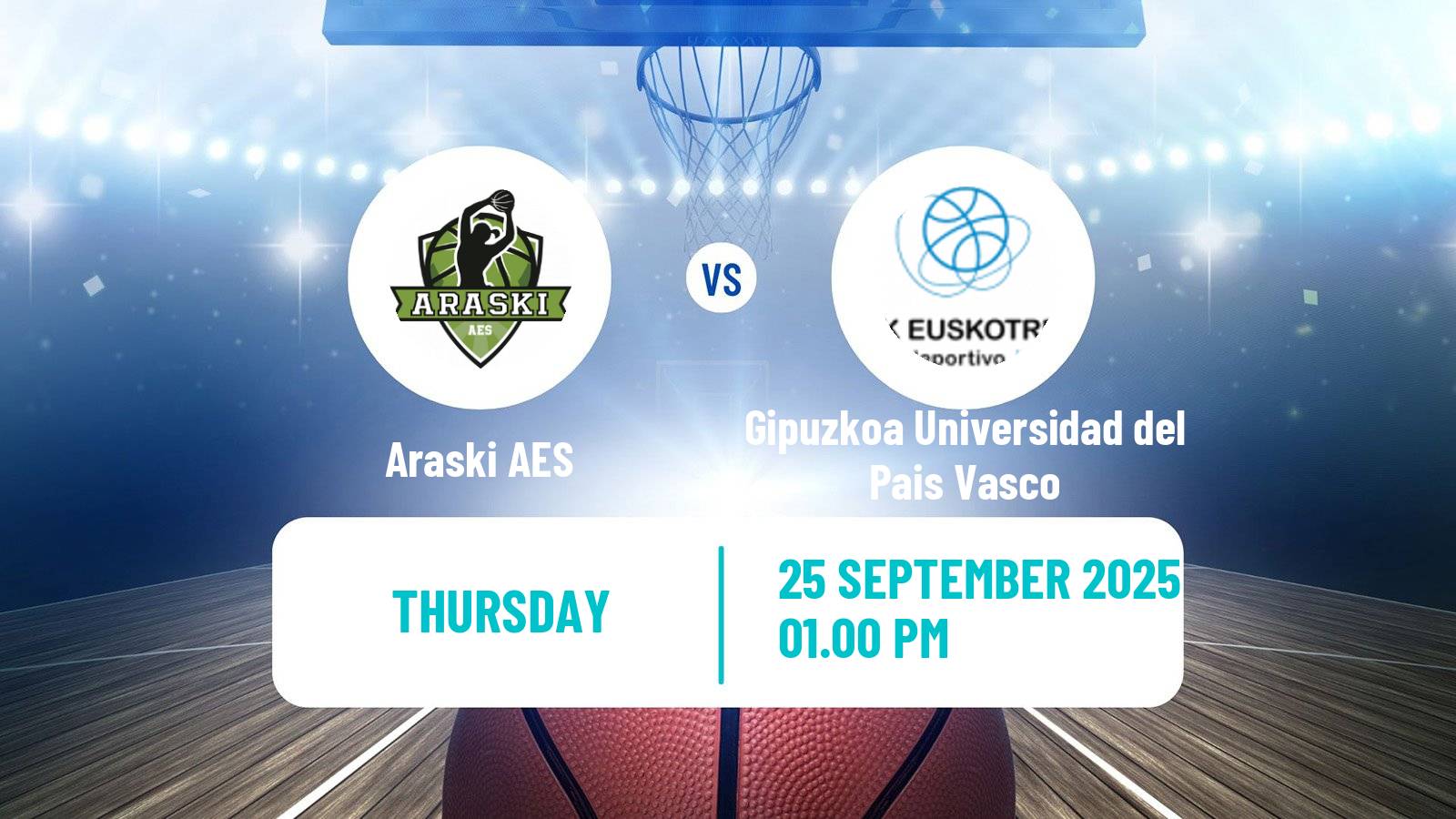 Basketball Club Friendly Basketball Women Araski AES - Gipuzkoa Universidad del Pais Vasco
