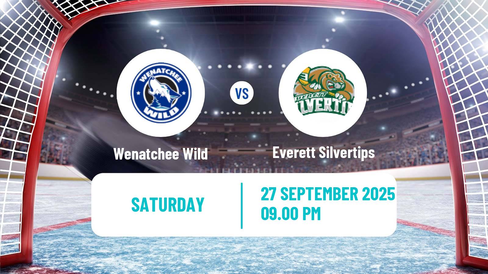 Hockey WHL Wenatchee Wild - Everett Silvertips