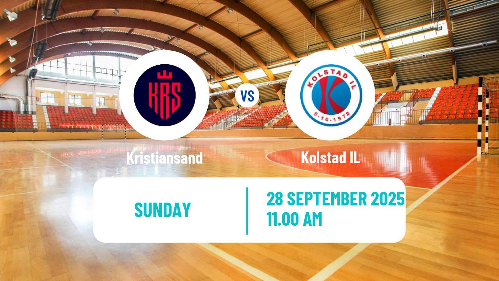 Handball Norwegian Eliteserien Handball Kristiansand - Kolstad