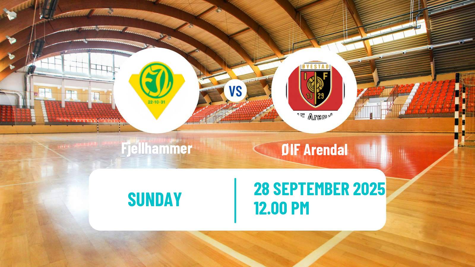Handball Norwegian Eliteserien Handball Fjellhammer - Arendal